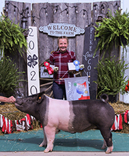 GRAND CHAMPION – 2020 Ionia Free Fair Youth Livestock Show, MI