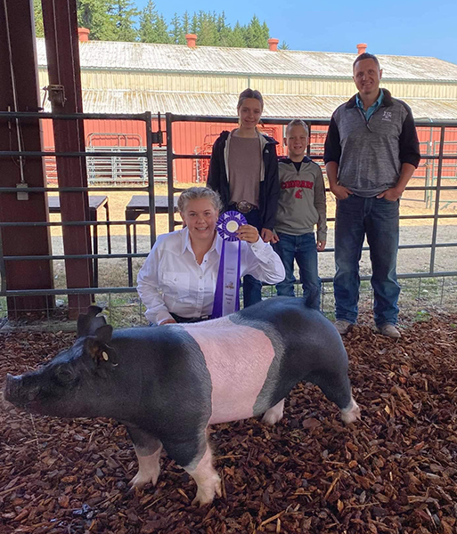 GRAND CHAMPION MARKET HOG – 2021 Skamania County Fair, WA