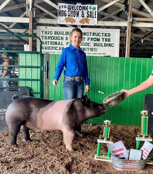 GRAND CHAMPION OVERALL – 2021 Waterford Fair in Washington County, OH
