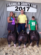 CHAMPION PEN OF 3 – 2017 Franklin County Fair
