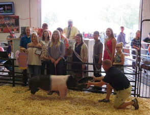 RESERVE GRAND CHAMPION LIGHTWEIGHT & GRAND CHAMPION CARCASS – 2017 Marion County Fair