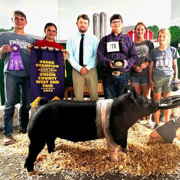 GRAND CHAMPION MARKET SWINE – 2022 Union County West End Fair, PA