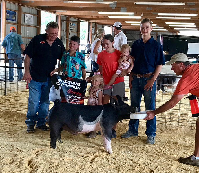 RESERVE CHAMPION BARROW – 2020 Ninnekah Summer Jackpot, OK