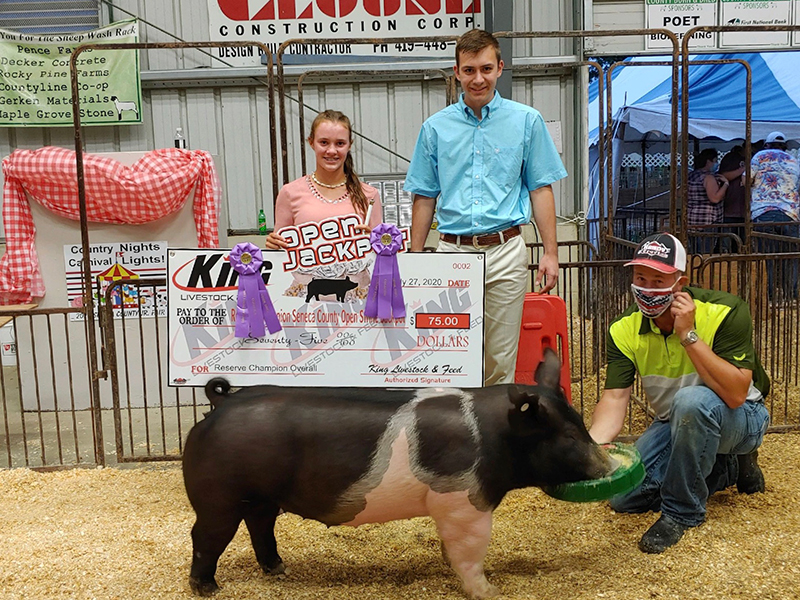 RESERVE GRAND OVERALL – 2020 Seneca County, OH Jr & Open Show