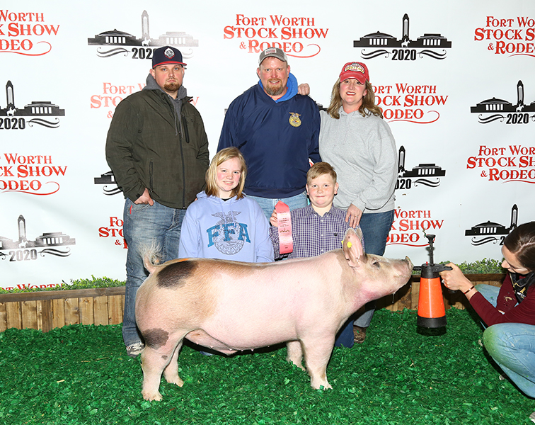 4TH PLACE CROSSBRED – 2020 Fort Worth Stock Show