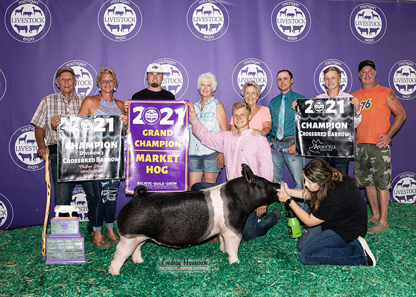 GRAND OVERALL BARROW – 2021 Michigan Livestock Expo