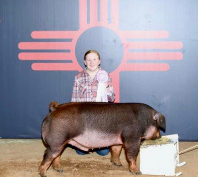 RESERVE DUROC – 2021 Curry Co Fair, NM