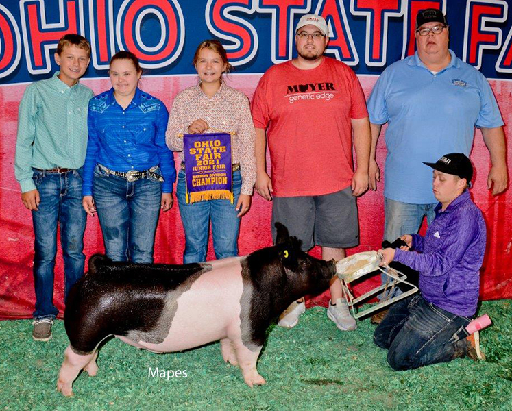 CHAMPION DIVISION I – 2021 Ohio State Fair Jr Barrow Show