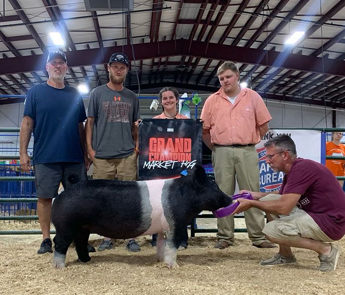 GRAND CHAMPION MARKET HOG – 2022 Wood County Fair Open Show, OH