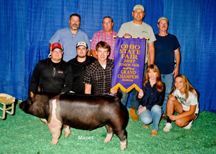 GRAND CHAMPION JR BARROW – 2017 Ohio State Fair