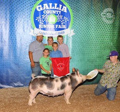 RESERVE CHAMPION OVERALL – 2021 Gallia County, OH