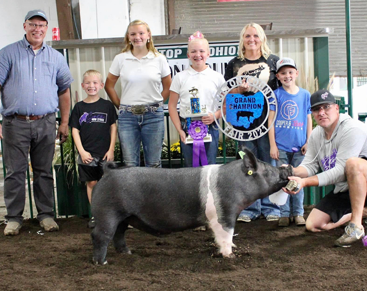 GRAND CHAMPION – 2021 Fulton County Fair, OH