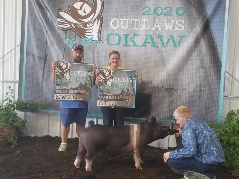 5TH OVERALL,  RESERVE CROSS GILT – 2020 Outlaws Okaw, IL
