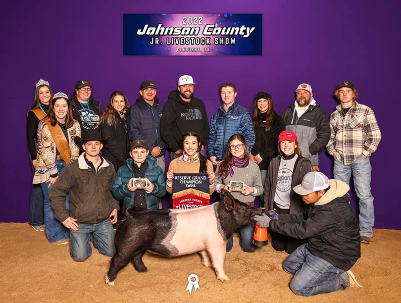 RESERVE GRAND CHAMPION – 2022 Johnson County, TX