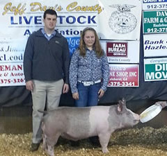GRAND CHAMPION BARROW – 2015 Jeff Davis Cotton Classic, GA