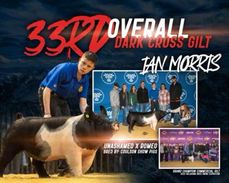 33RD OVERALL DARK CROSS GILT – 2022 OYE