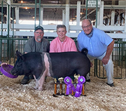 GRAND CHAMPION GILT – 2020 Fowlerville Youth Open, MI