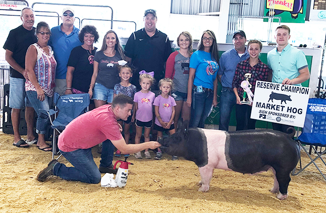 RESERVE GRAND CHAMPION MARKET HOG – 2019 Scioto County, Ohio