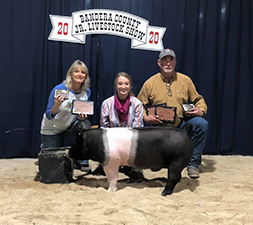 RESERVE CROSSBRED – 2020 Bandera County Livestock Show