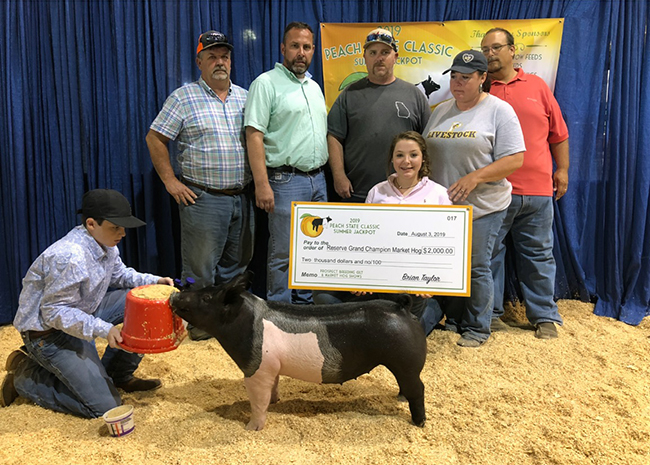 RESERVE GRAND MARKET HOG – 2019 Peach State Classic – Perry, Georgia