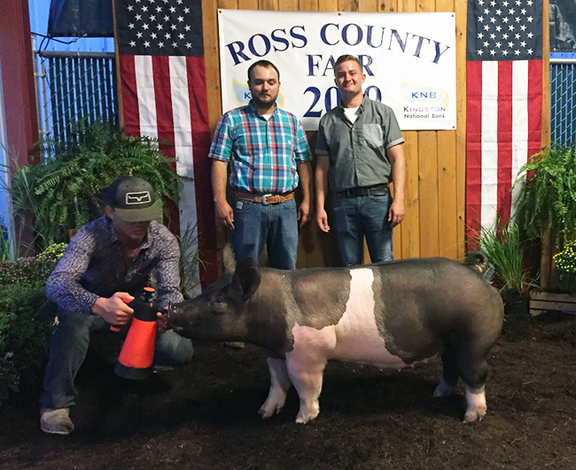 4TH OVERALL MARKET HOG – 2019 Ross County Open Show, OH