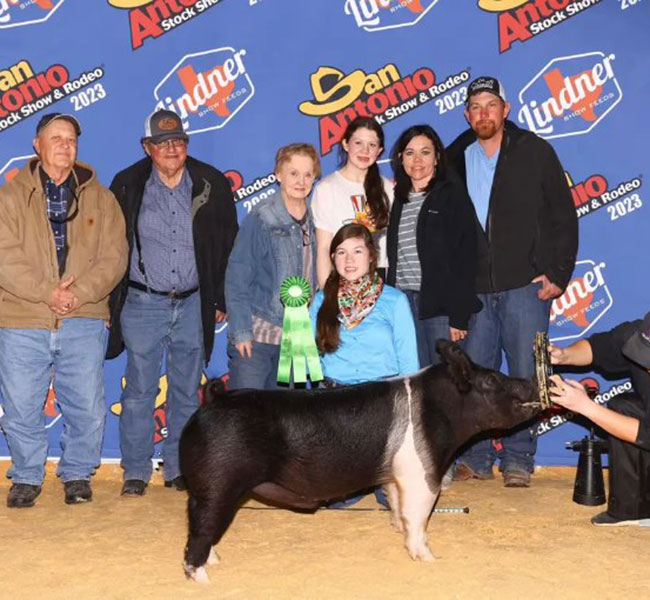 6TH IN CLASS, SALE MAKER – 2023 San Antonio Stock Show, TX