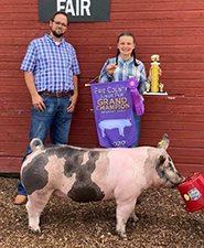 GRAND CHAMPION MARKET HOG – 2020 Erie County Fair, OH