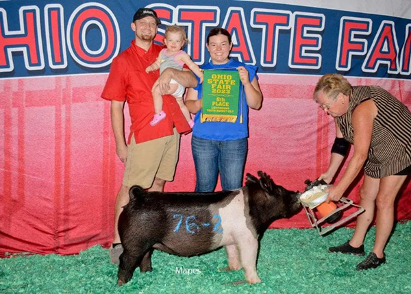 6TH OVERALL D1 CROSS GILT – 2023 Ohio State Fair, OH
