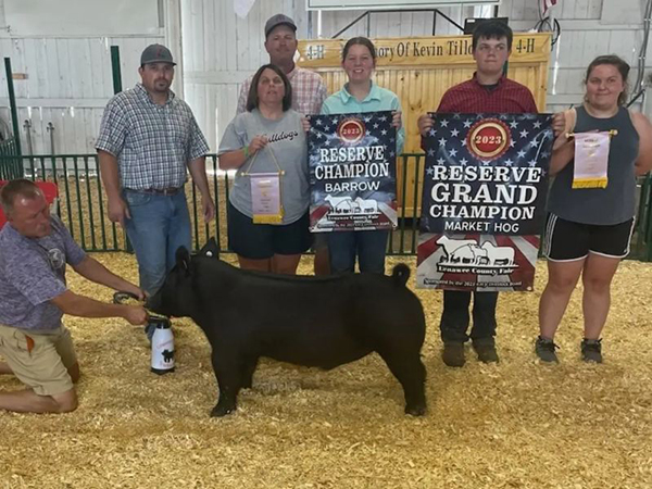 RESERVE CHAMPION OVERALL – 2023 Lenawee County, MI