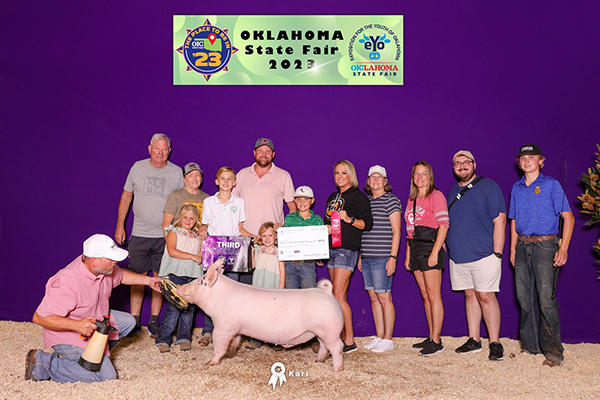 3RD OVERALL BARROW – 2023 Oklahoma State Fair