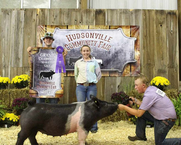 GRAND CHAMPION OVERALL GILT – 2023 Hudsonville Fair, Ottawa County, MI