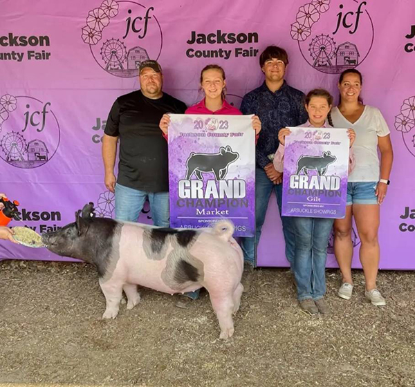 GRAND CHAMPION OVERALL – 2023 Jackson County Fair, MI