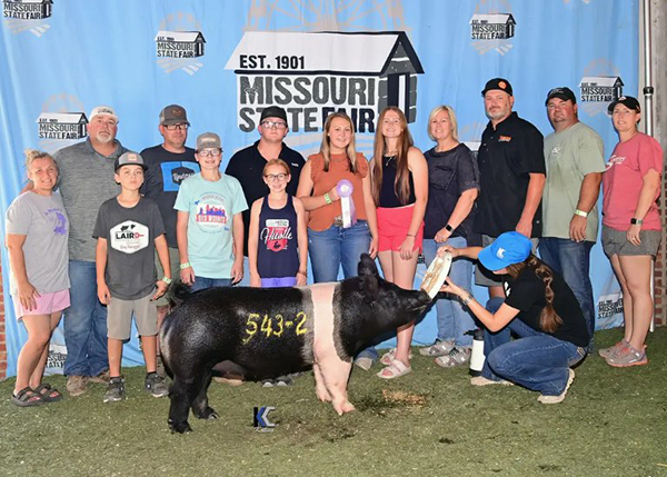 RESERVE GRAND OVERALL OPEN CROSS GILT –  2023 Missouri State Fair, MO