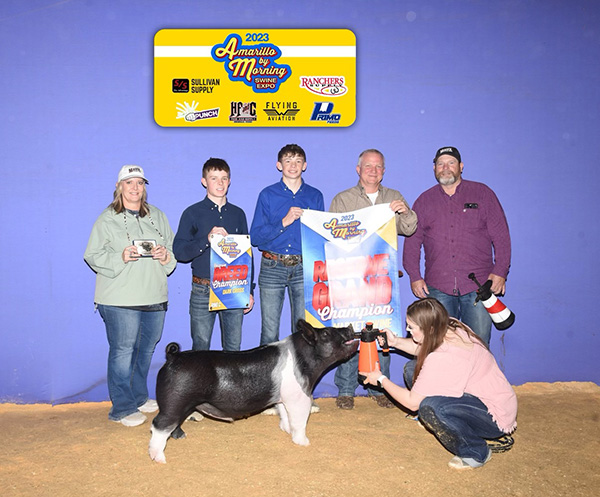 RESERVE GRAND OVERALL, RING C – 2023 Amarillo by Morning Swine Expo
