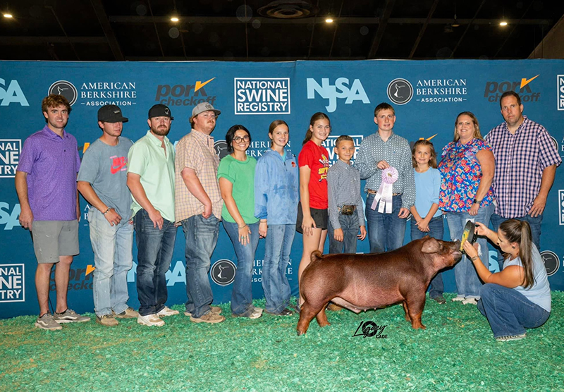 D1 RESERVE CHAMPION DUROC BARROW, 2024 NJSA