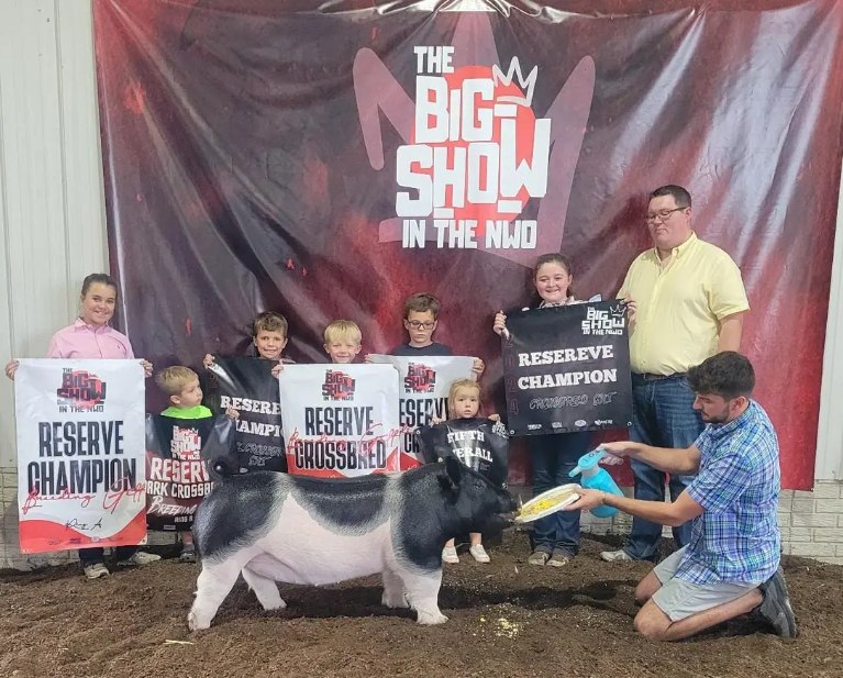 CHAMPION OVERALL,  2024 Friday Night Shootout, RESERVE BREEDING GILT RING A, 5TH OVERALL BREEDING GILT SUNDAY, 2024 The Big Show in the NWO, OH