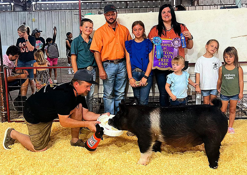 GRAND CHAMPION GILT,  2024 Cotton County, OK