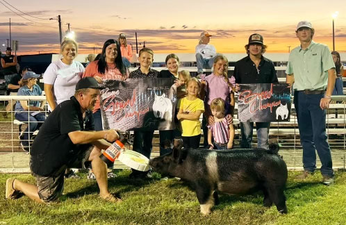 RESERVE GRAND CHAMPION,  2024 Fletcher Free Fair, OK