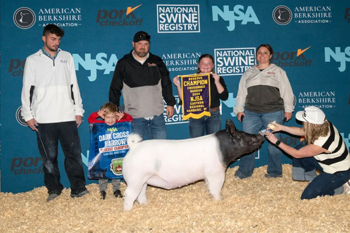 RESERVE CHAMPION CROSS BARROW, 2024 NJSA Eastern Regional