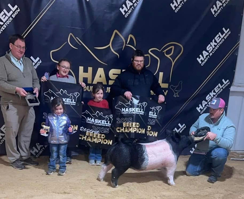 GRAND OVERALL, 2025 Haskell Co Jr Livestock Show, TX