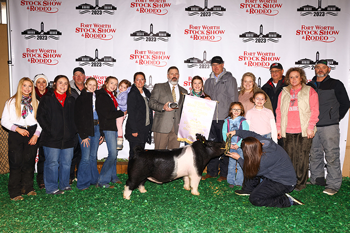 RESERVE OVERALL BARROW – 2023 Fort Worth Stock Show RESERVE OVERALL BARROW – 2023 Fort Worth Stock Show