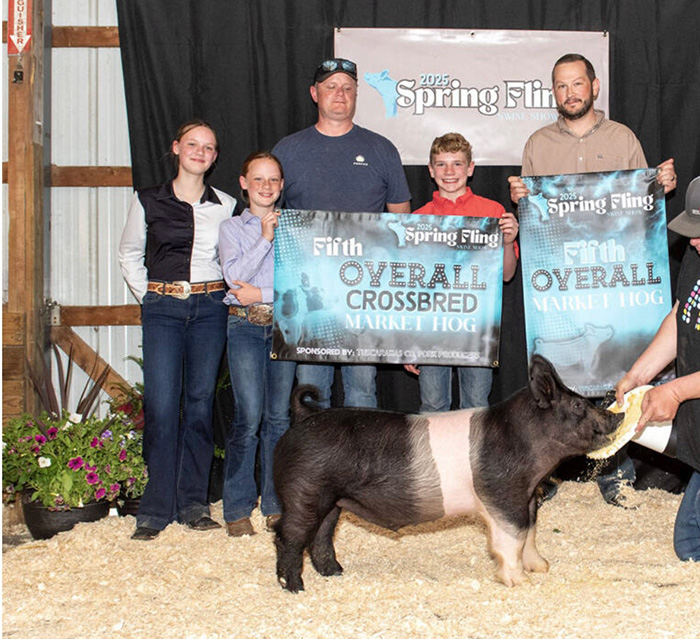 5TH OVERALL MARKET HOG, 2025 Spring Fling, OH