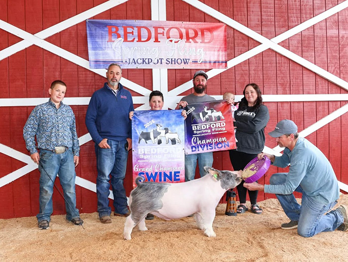 GRAND CHAMPION MARKET HOG, 2025 Bedford Spring Fling, PA