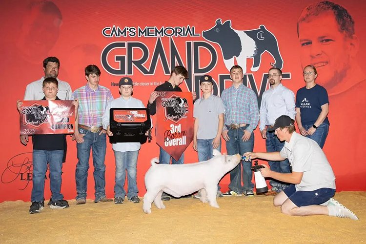 RESERVE CHAMPION LT CROSS BARROW, 3RD OVERALL BARROW, 2025 Cam’s Memorial Grand Drive, MO
