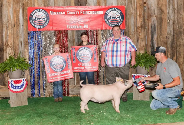 5TH OVERALL MARKET HOG, 2025 Venanco County Jackpot , PA