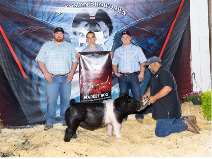 GRAND CHAMPION OVERALL MARKET HOG, 2025 Mothman Showdown