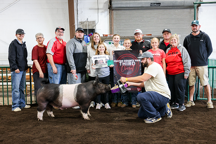 3RD OVERALL, 2025 Fulton County Fair