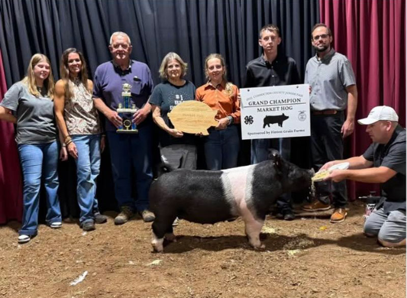 OVERALL GRAND CHAMPION MARKET HOG , 2025 Coshocton County Fair, OH