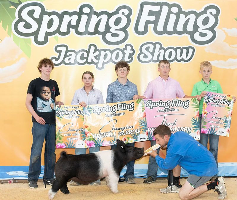 GRAND CHAMPION OVERALL DAY 1, 3RD OVERALL DAY 2 – 2026 Spring Fling, MO