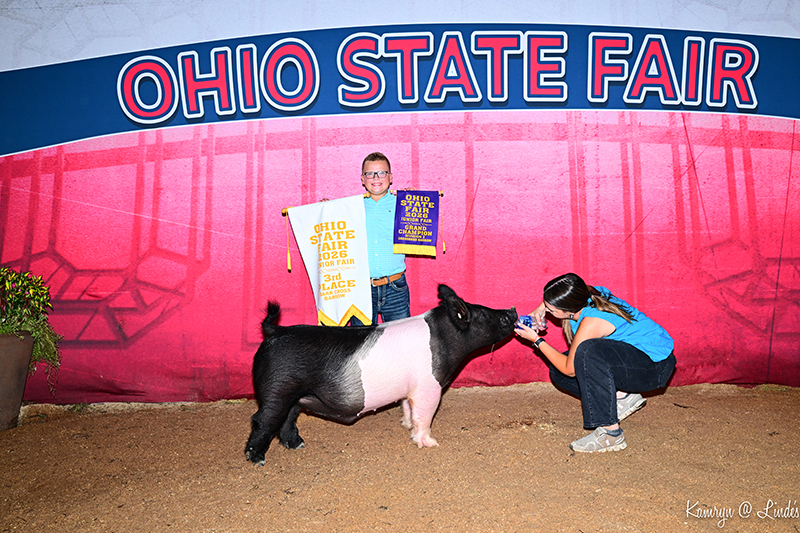 3RD OVERALL DARK CROSS BARROW CHAMPION D2 – 2026 Ohio State Fair